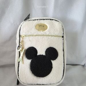 Our Universe Disney Mickey Mouse Ski Sherpa Convertible Crossbody Bag New